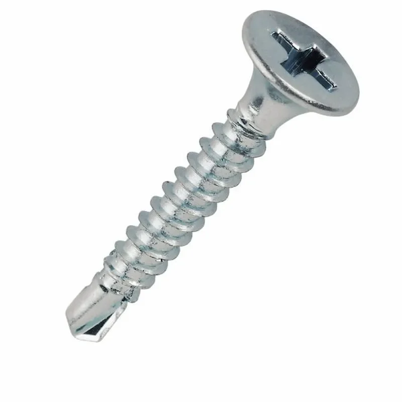 Tornillo cabeza Avellanada Punta Broca (Flat Head Self-Drilling)