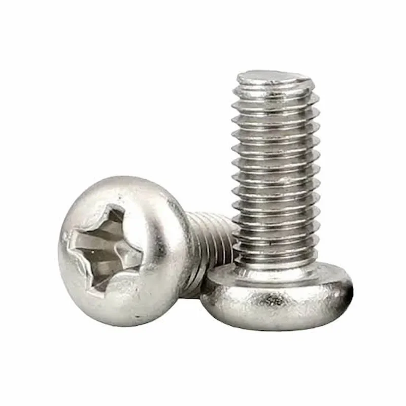 Tornillo de rosca maquina con cabeza redondeada y entrada Phillips (Pan Head Machine Screw)